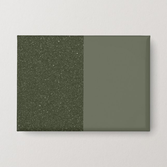 Moss Green Duo-Tone Rectangle Button – Customize (Front)