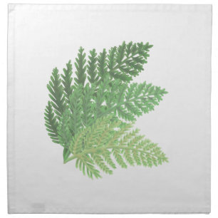 Moss Green Fern Napkin