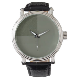 Moss Green Geometric Watch – Customizable