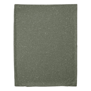 Moss Green Glitter Duvet Cover – Customizable