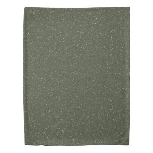 Moss Green Glitter Duvet Cover – Customizable