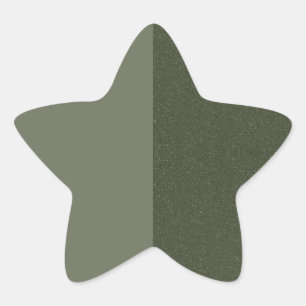 Moss Green Glitter Starburst Sticker – Customize