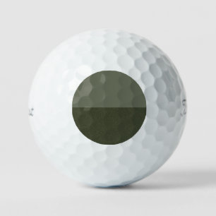 Moss Green Golf Ball – Textured Modern Design