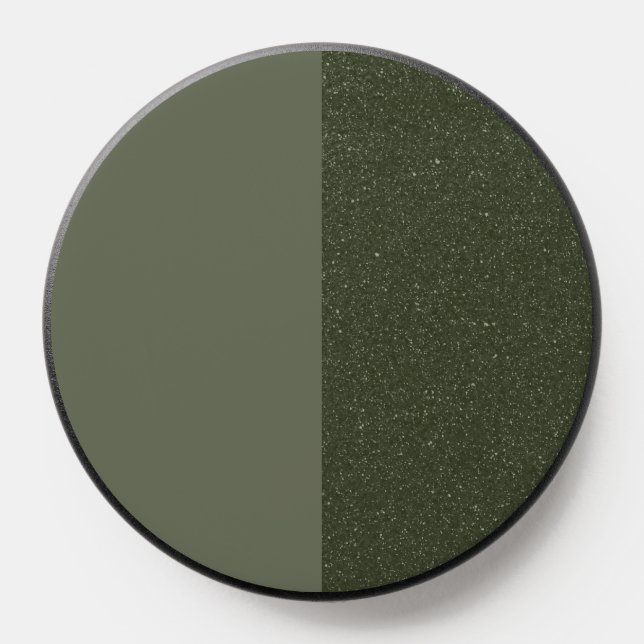 Moss Green Half-Texture PopSocket Grip – Customize (Popsocket)