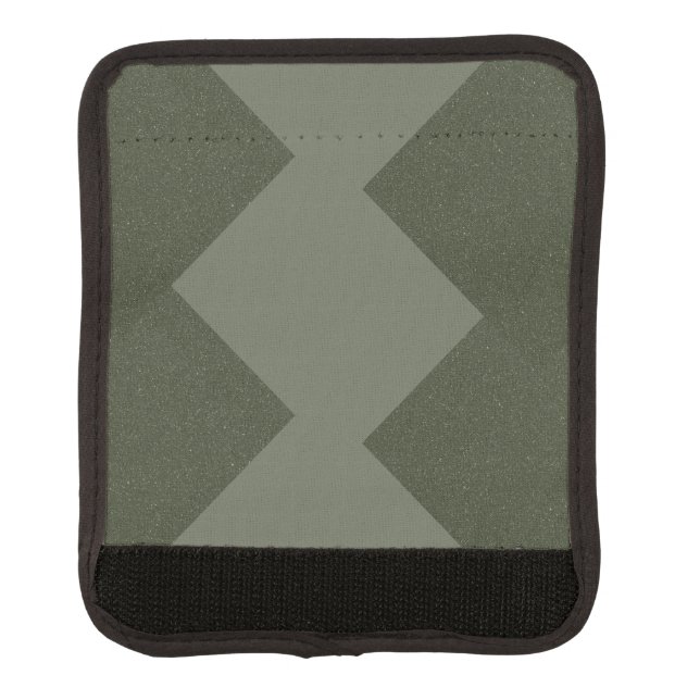Moss Green Luggage Handle Wrap (Front)