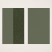 Moss Green Luxe Vertical Profile Card – Customize (Front & Back)