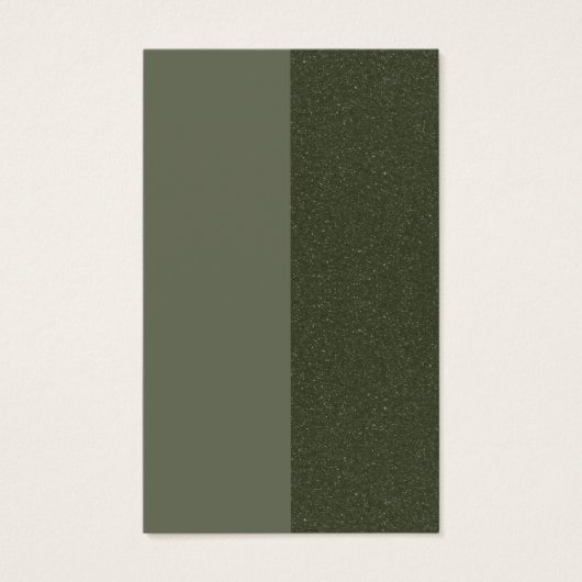 Moss Green Luxe Vertical Profile Card – Customize (Front)
