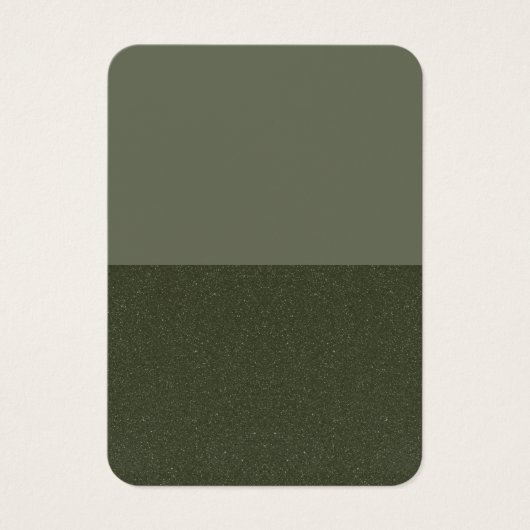 Moss Green Matte & Textured Bulk Profile Cards (Front)