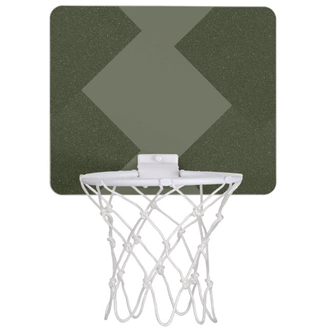 Moss Green Mini Basketball Hoop (Front)