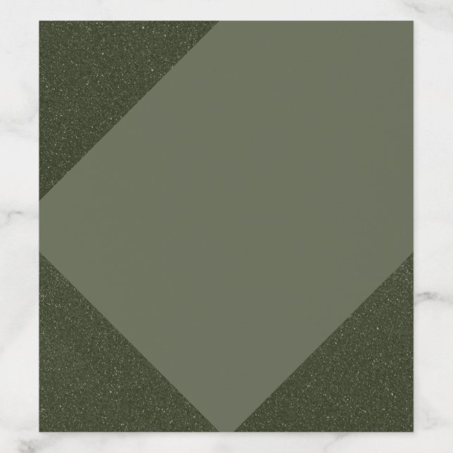 Moss Green Minimal Angled Envelope Liner (Design)