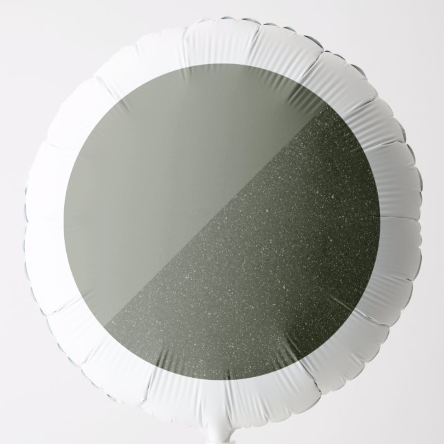 Moss Green Modern Textured Balloon (Front)
