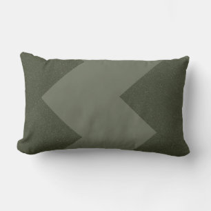 Moss Green Modern Throw Pillow