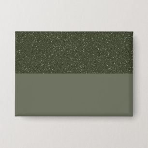 Moss Green Name Badge   Customizable Button