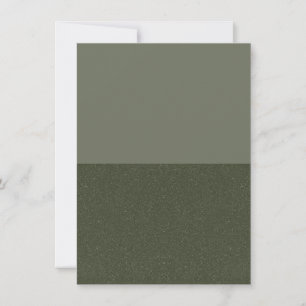 Moss Green Noise-Accent Save the Date – Customize