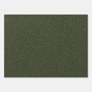 Moss Green Noise Custom Yard Sign