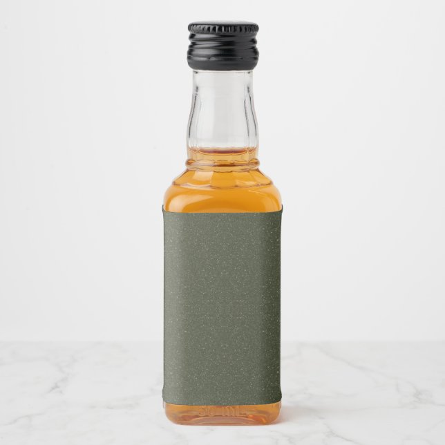 Moss Green Noise Effect Bottle Label – Customize (Front)