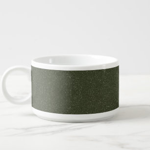 Moss Green Noise Effect Chili Bowl – Customizable