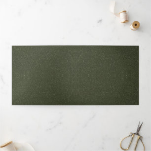 Moss Green Noise Effect Trifold Invite – Customize
