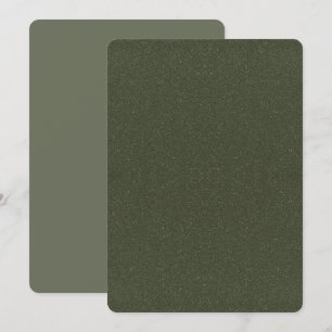 Moss Green Noise Flat Save The Date – Customizable