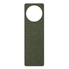 Moss Green Noise Texture Door Hanger – Customize