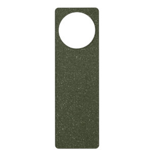 Moss Green Noise Texture Door Hanger – Customize