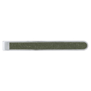 Moss Green Noise Texture Tie Bar – Customizable