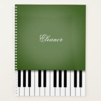 Moss Green Piano Music Keyboard Customized