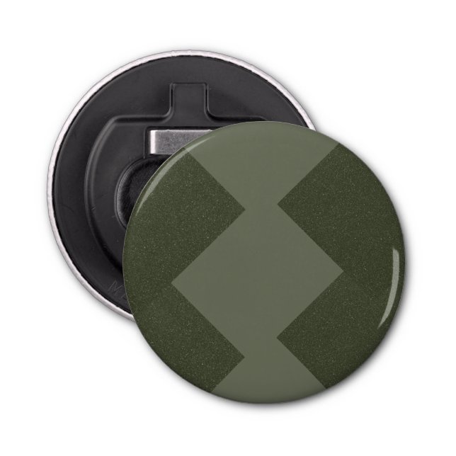 Moss Green Pocket Bottle Opener – Customizable (Front)