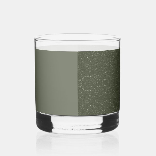 Moss Green Right-Split Shot Glass – Customizable (Left)