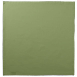 Moss Green Solid Color Cloth Napkin
