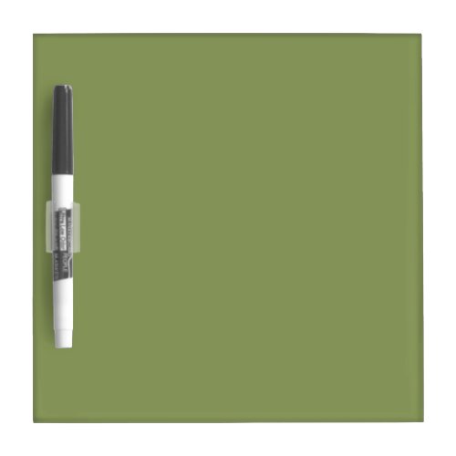 Moss Green Solid Color Dry Erase Board