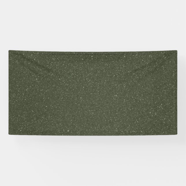 Moss Green Speckled Event Banner – Customizable (Horizontal)