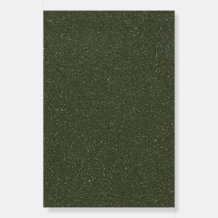 Moss Green Speckled Foam Board Sign – Customizable