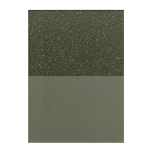 Moss Green Split Acrylic Wall Art – Customizable
