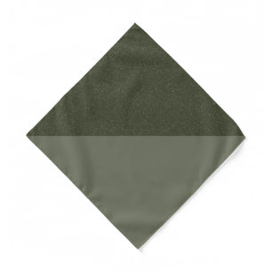Moss Green Split Bandana – Noise Over Matte