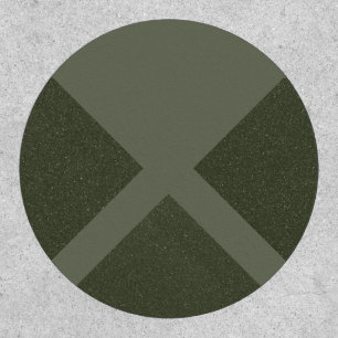 Moss Green Split Cross Patch