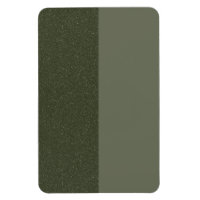 Moss Green Split Custom Flexible Photo Magnet