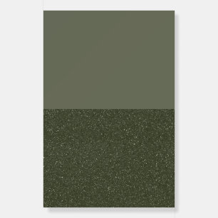 Moss Green Split Foam Board Sign – Customizable
