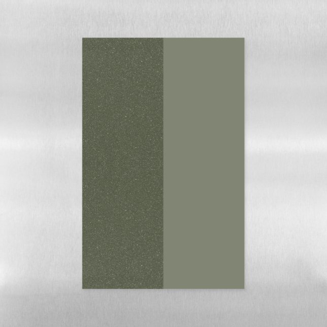 Moss Green Split Magnetic Dry Erase Sheet - Custom (Vertical)