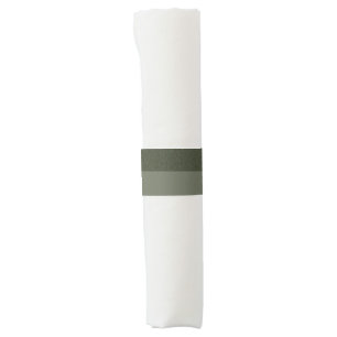 Moss Green Split Napkin Ring Wrap – Customizable