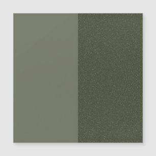 Moss Green Split Panel Magnetic Card –Customizable