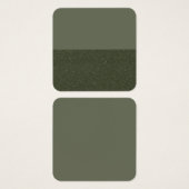 Moss Green Split Profile Card – Custom (Front & Back)