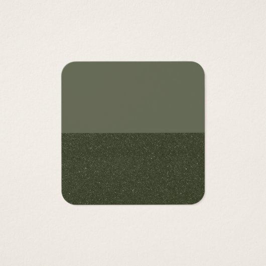 Moss Green Split Profile Card – Custom (Front)