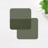 Moss Green Split Profile Card – Custom (Desk)