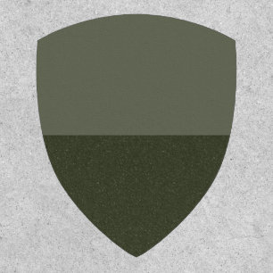 Moss Green Split Shield Patch – Customizable