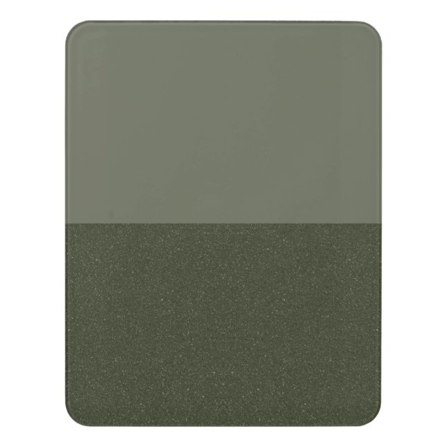 Moss Green Split Sign – Customizable Design (Contemporary Vert)