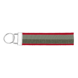 Moss Green Split Strap Wrist Keychain – Customize