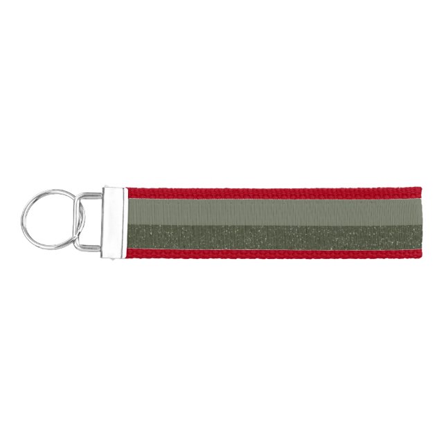 Moss Green Split Strap Wrist Keychain – Customize (Keys on Left)