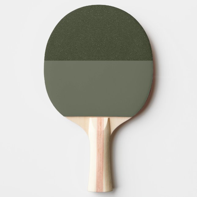 Moss Green Split Table Tennis Paddle – Customize (Front)