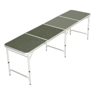 Moss Green Split Texture Custom Pong Table